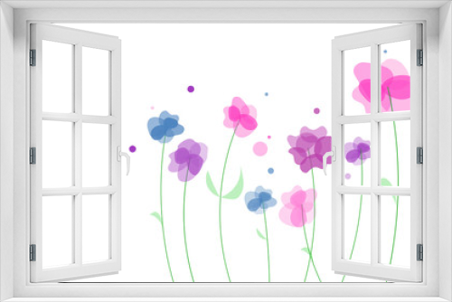 Fototapeta Naklejka Na Ścianę Okno 3D - fiori, piante, primavera