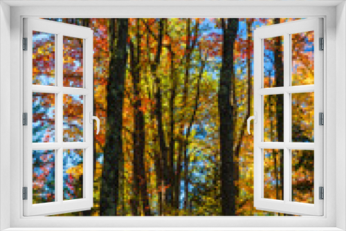Fototapeta Naklejka Na Ścianę Okno 3D - Autumn, Canaan Valley State Park, West Virginia