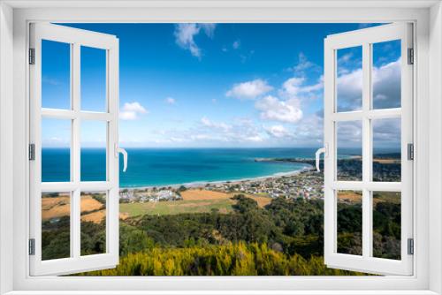 Fototapeta Naklejka Na Ścianę Okno 3D - Amazing view from hill, Australia