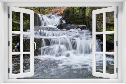 Fototapeta Naklejka Na Ścianę Okno 3D - Lumsdale Waterfall