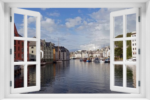 Fototapeta Naklejka Na Ścianę Okno 3D - Alesund - Norwegen