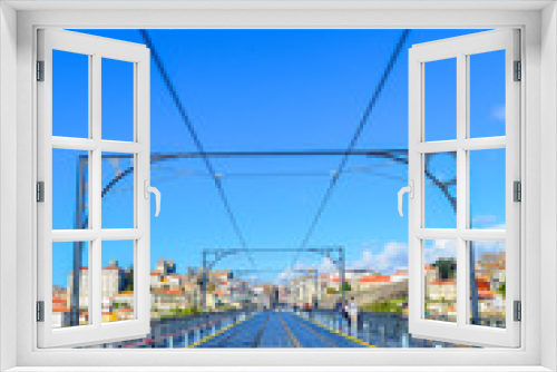 Fototapeta Naklejka Na Ścianę Okno 3D - Ponte Dom Luís in Porto/Portugal