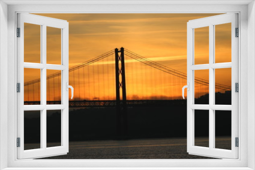Fototapeta Naklejka Na Ścianę Okno 3D - amanhecer em Belém lisboa