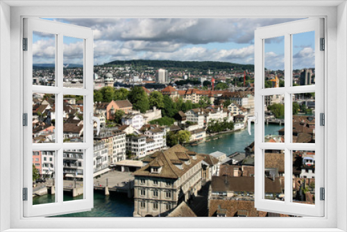 Fototapeta Naklejka Na Ścianę Okno 3D - Zurich, Switzerland