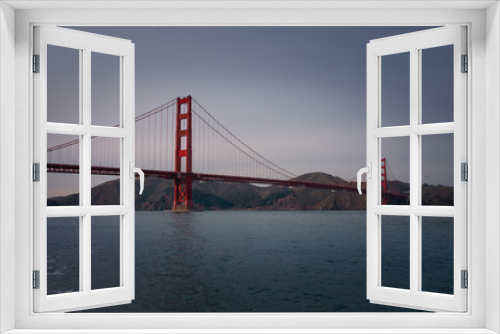 Fototapeta Naklejka Na Ścianę Okno 3D - View from the Golden Gate Bridge in San Francisco, California, United States.