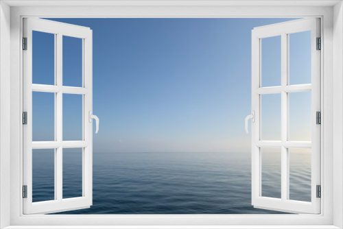 Fototapeta Naklejka Na Ścianę Okno 3D - Blue sea and sky, natural colors