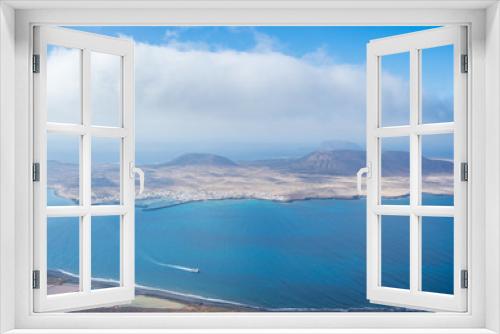 Fototapeta Naklejka Na Ścianę Okno 3D - Landscape on island La Grasiosa, Canary Islands