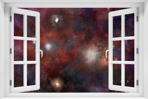 Fototapeta Naklejka Na Ścianę Okno 3D - abstract space background