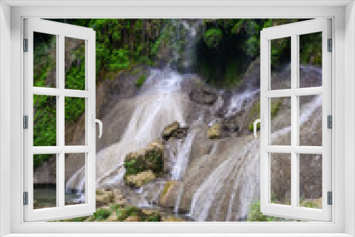 Fototapeta Naklejka Na Ścianę Okno 3D - Waterfalls El Nicho in the mountains of Cuba