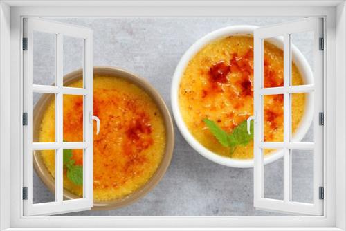 Fototapeta Naklejka Na Ścianę Okno 3D - Creme brulee.