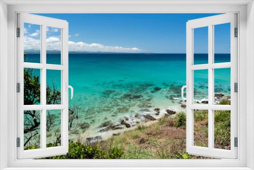 Fototapeta Naklejka Na Ścianę Okno 3D - Tropical beach, Byron Bay Australia