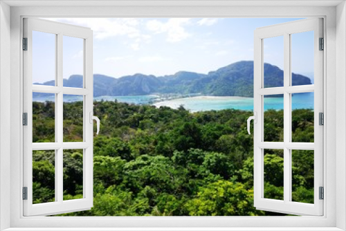 Fototapeta Naklejka Na Ścianę Okno 3D - Ko Phi Phi Viewpoint 3