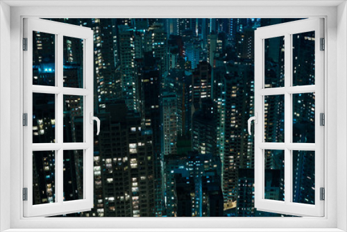 Fototapeta Naklejka Na Ścianę Okno 3D - Hong Kong, city view from the peak