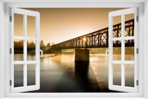 Fototapeta Naklejka Na Ścianę Okno 3D - Garrit Bridge