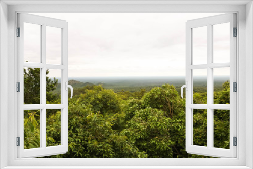 Fototapeta Naklejka Na Ścianę Okno 3D - scenic view overlooking the forest in Africa