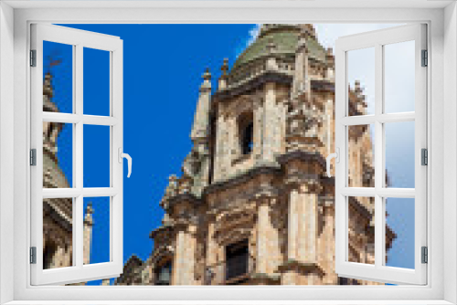 Fototapeta Naklejka Na Ścianę Okno 3D - Historic building of the Royal College of the Holy Spirit of the Society of Jesus, commonly called La Clerencia, built in the 18th century and currently the headquarters of the University of Salamanca