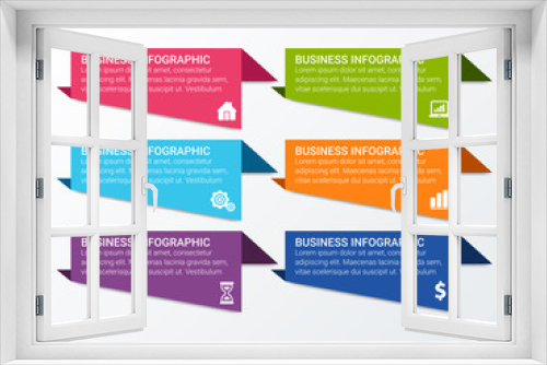 Infographic design vector and marketing icons can be used for workflow layout, diagram, annual report, web design. Business concept with options, steps or processes.