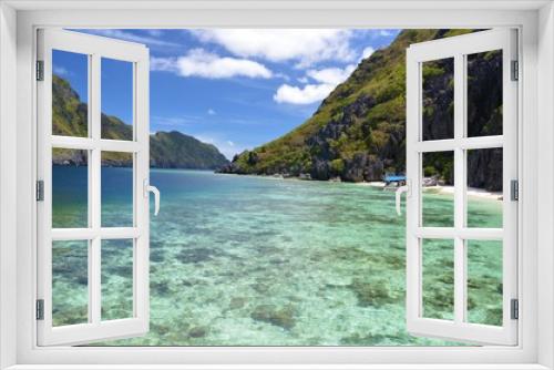 Fototapeta Naklejka Na Ścianę Okno 3D - tropical beach in Philippines 