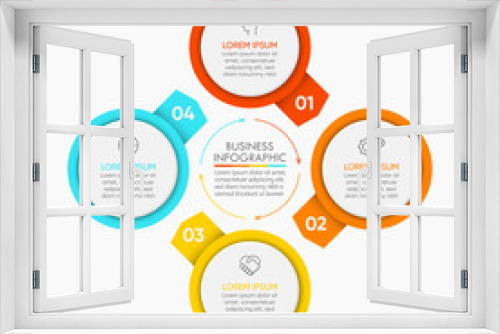 Business circle. timeline infographic icons designed for abstract background template milestone element modern diagram process technology digital marketing data presentation chart Vector