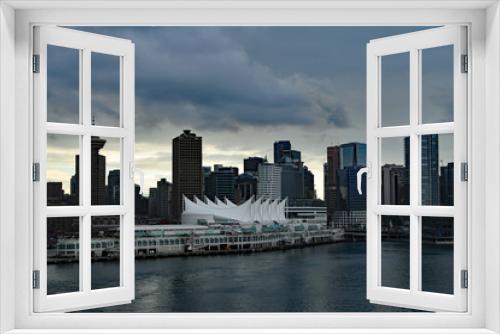 Fototapeta Naklejka Na Ścianę Okno 3D - Vancouver and Canada Place (BC 00465)
