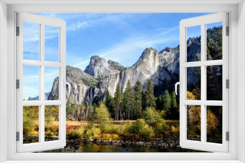 Fototapeta Naklejka Na Ścianę Okno 3D - Mountain range - Yosemite National Park