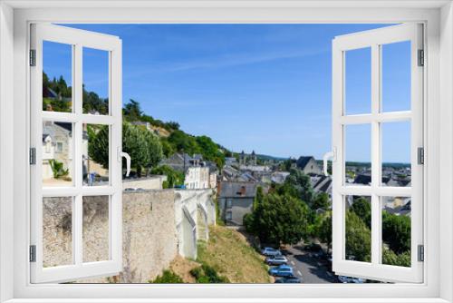 Fototapeta Naklejka Na Ścianę Okno 3D - VIEWS OF THE VILLA DE CHINON IN FRANCE