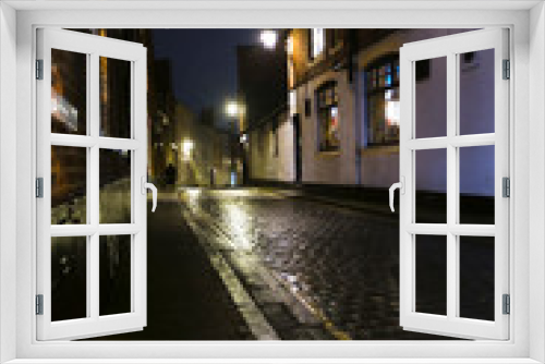 Fototapeta Naklejka Na Ścianę Okno 3D - Streets in the old city of Chester