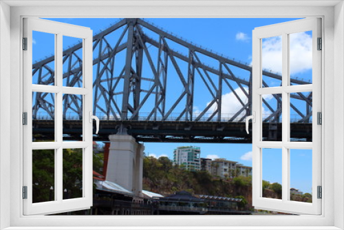 Fototapeta Naklejka Na Ścianę Okno 3D - story bridge in brisbane