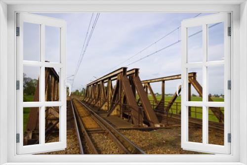 Fototapeta Naklejka Na Ścianę Okno 3D - railway