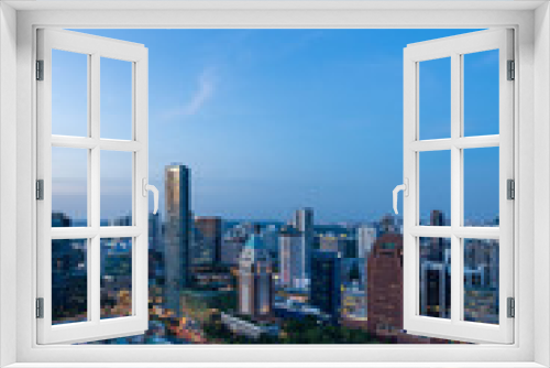 Fototapeta Naklejka Na Ścianę Okno 3D - Singapore magic hour
