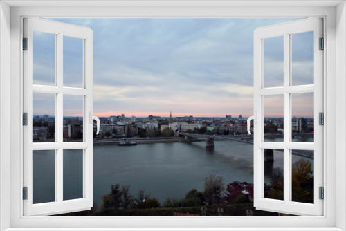 Fototapeta Naklejka Na Ścianę Okno 3D - view of Novi Sad Serbia
