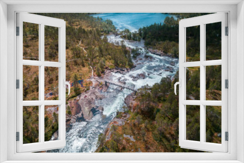 Fototapeta Naklejka Na Ścianę Okno 3D - Rivers of Norway