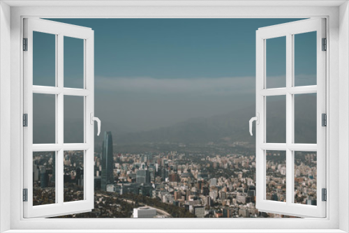 Fototapeta Naklejka Na Ścianę Okno 3D - Santiago