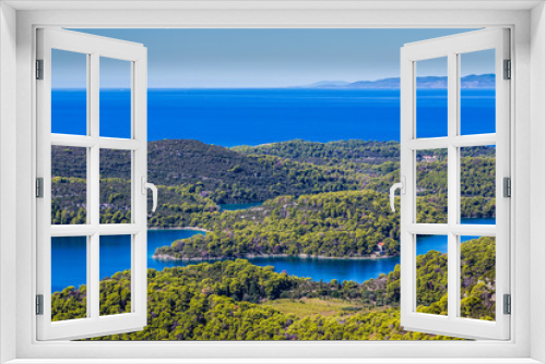 Fototapeta Naklejka Na Ścianę Okno 3D - View From Montokuc Viewpoint - Mljet, Croatia