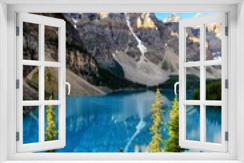 Fototapeta Naklejka Na Ścianę Okno 3D - lake in mountains