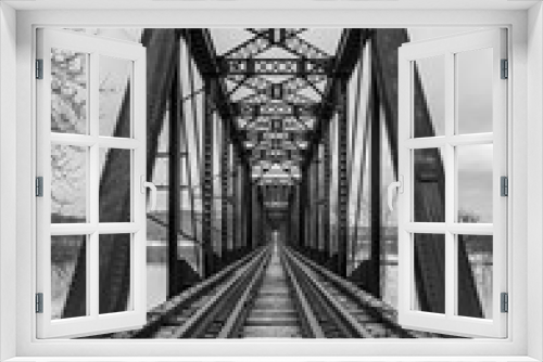 Fototapeta Naklejka Na Ścianę Okno 3D - Railroad