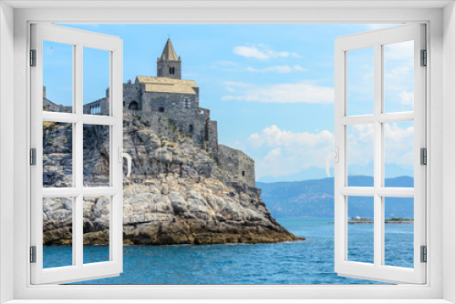 Fototapeta Naklejka Na Ścianę Okno 3D - Pictorial Italy - Portovenere, Cinque Terre
