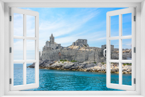 Fototapeta Naklejka Na Ścianę Okno 3D - The castle of Portovenere