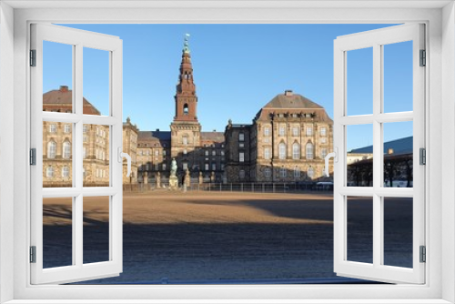Fototapeta Naklejka Na Ścianę Okno 3D - Christiansborg Palace in Copenhagen, Denmark