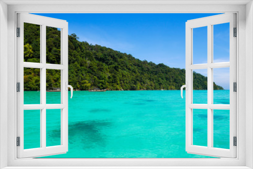 Fototapeta Naklejka Na Ścianę Okno 3D - sea of tropical island, Surin island, Thailand