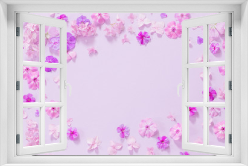 Fototapeta Naklejka Na Ścianę Okno 3D - summer flowers on paper background