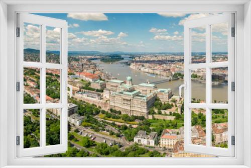 Fototapeta Naklejka Na Ścianę Okno 3D - Budapest from above (drone)