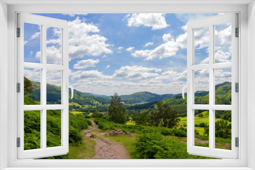 Beautiful nature landscape around Lake Windermere