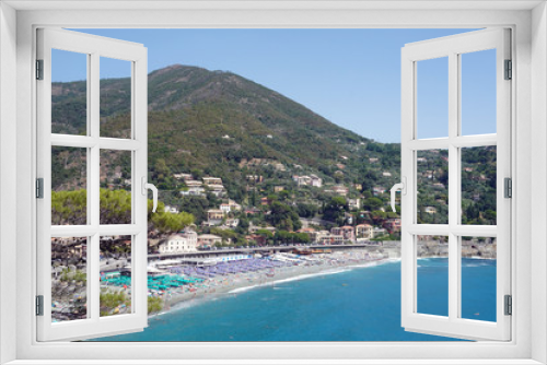 Fototapeta Naklejka Na Ścianę Okno 3D - Italy , La Spezia, Bonassola sea village near Cinque Terre - Beach and sea