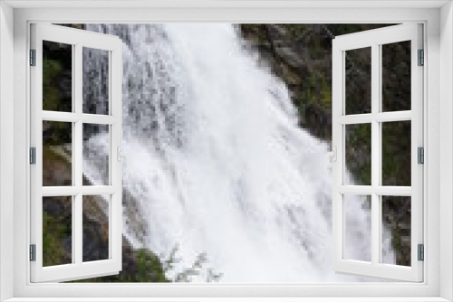 Fototapeta Naklejka Na Ścianę Okno 3D - Wasserfall Bachlauf