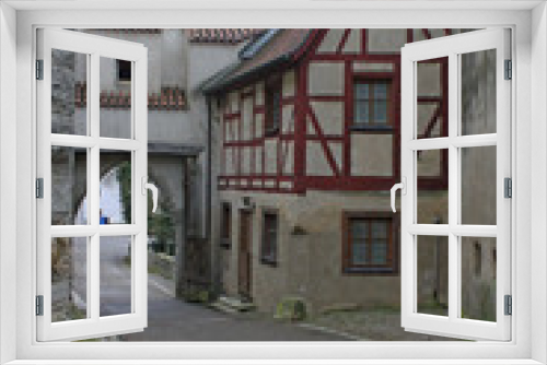 Fototapeta Naklejka Na Ścianę Okno 3D - Burg Harburg