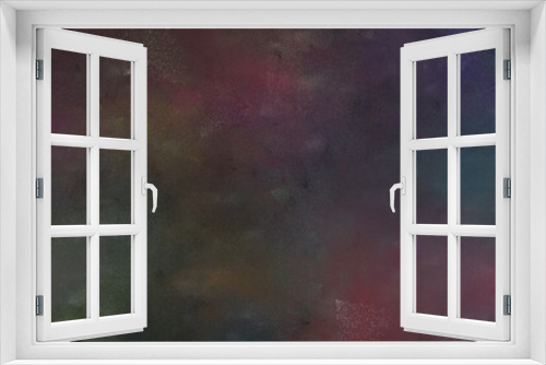Fototapeta Naklejka Na Ścianę Okno 3D - colorful grungy painting background texture with dark slate gray, dim gray and old mauve colors and space for text or image. can be used as header or banner