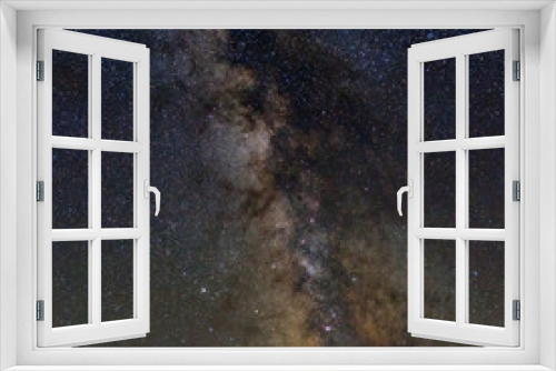 Fototapeta Naklejka Na Ścianę Okno 3D - Bright stars of the Milky Way in the night sky.