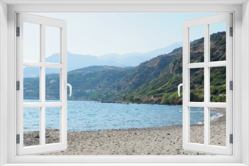 Fototapeta Naklejka Na Ścianę Okno 3D - Greece Crete island South Crete Plakias beach