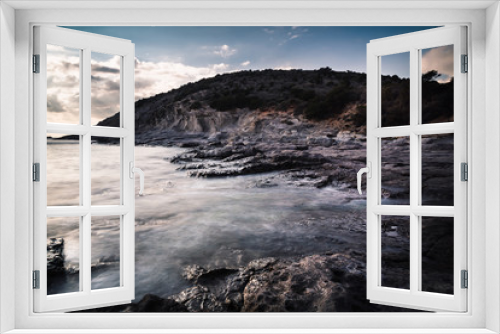 Fototapeta Naklejka Na Ścianę Okno 3D - Dramatic Landscape View of Cala Sapone Sant'Antioco Sardegna